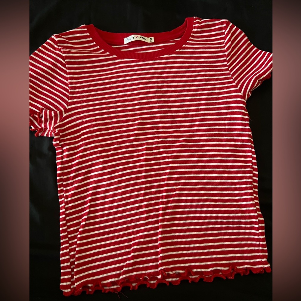 Red stripe top